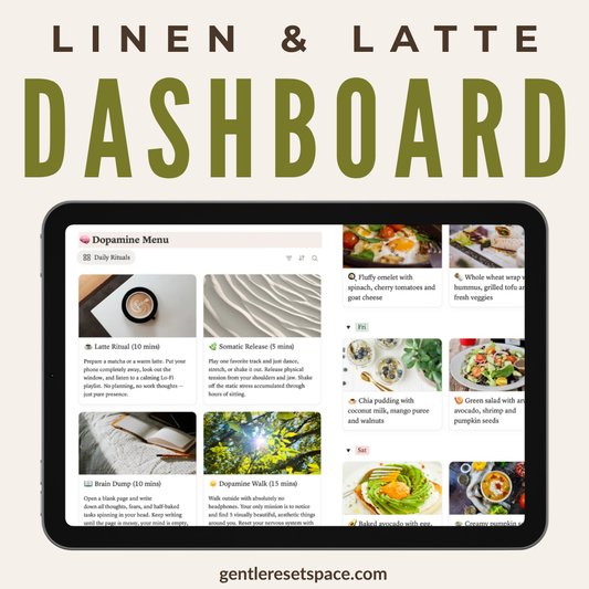 ✦ Linen & Latte Life — Notion Template